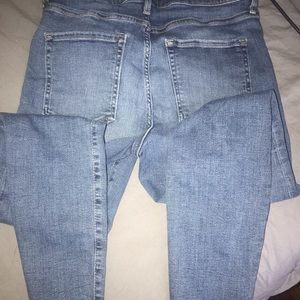 Banana Republic Medium Wash Ripped Jeans